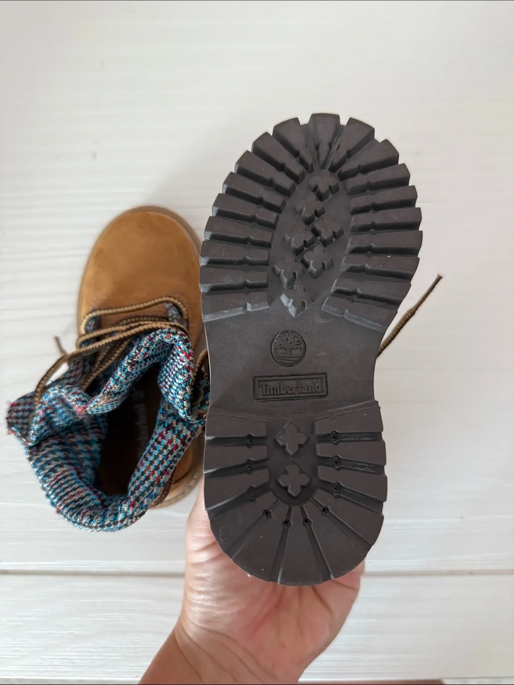 Timberland Slouch Toddler Flannel Boots